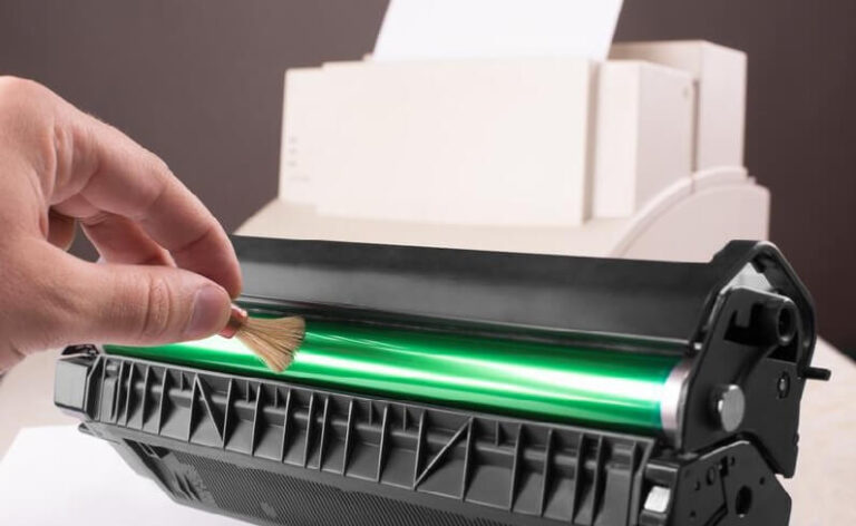 how to clean a printer