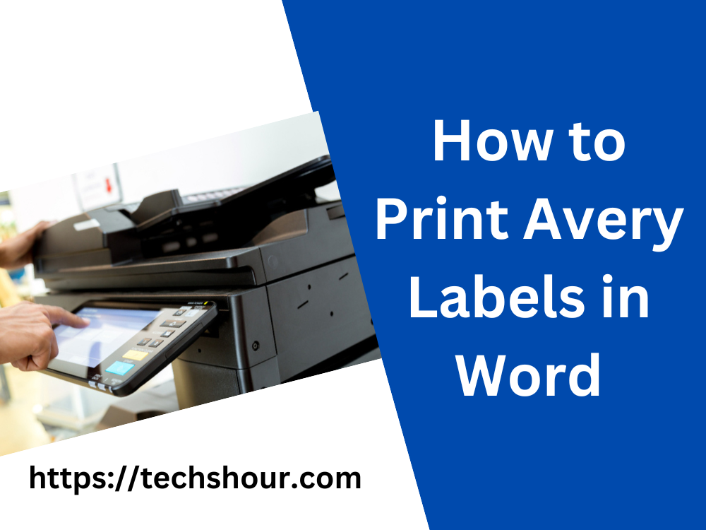 How To Print Avery Labels In Word